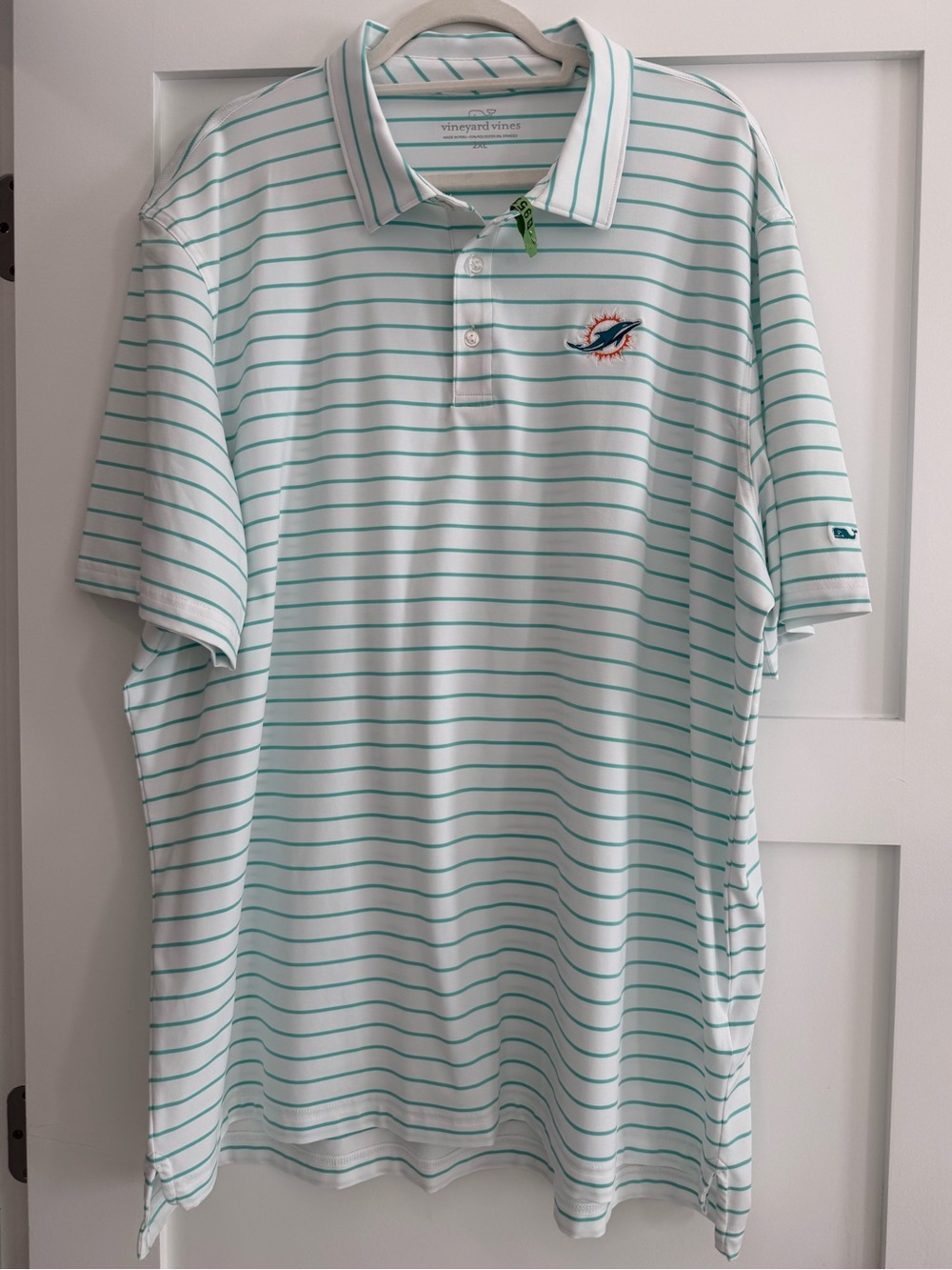 Vineyard Vines Miami Dolphins Polo.  Size 2XL